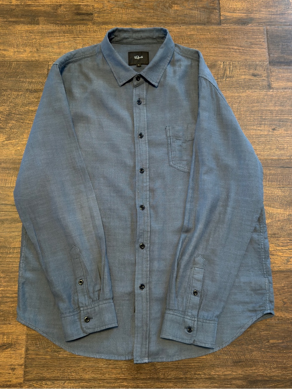 Rails Men's Slate Blue Long-Sleeve Button-Down Shirt
